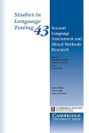 Second Language Assessment and Mixed Methods Research vignette